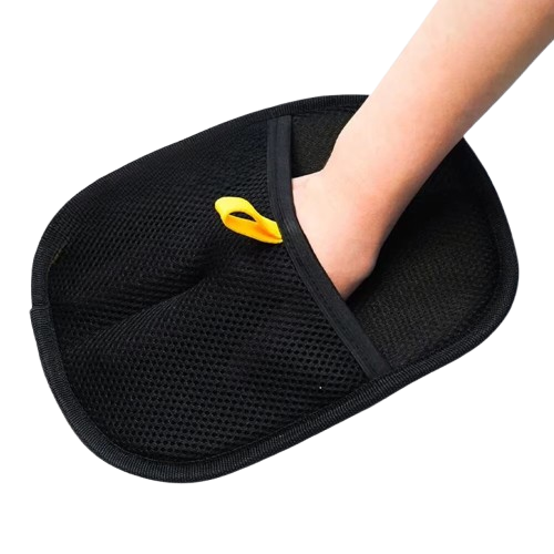 Dual-Sided Deshedding & Massage Gloves